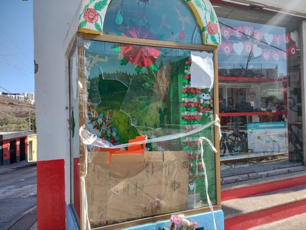 Roban Virgen de Guadalupe en la entrada Las Teresas, Guanajuato: buscan a responsables 